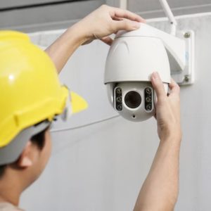 What type of cameras are used for CCTV?