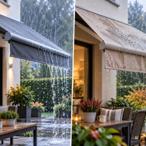 Waterproof vs Water-Resistant Awnings: What the Difference Means in Rain