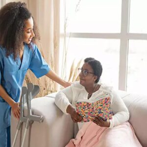 How do professional home nurses provide the right care?