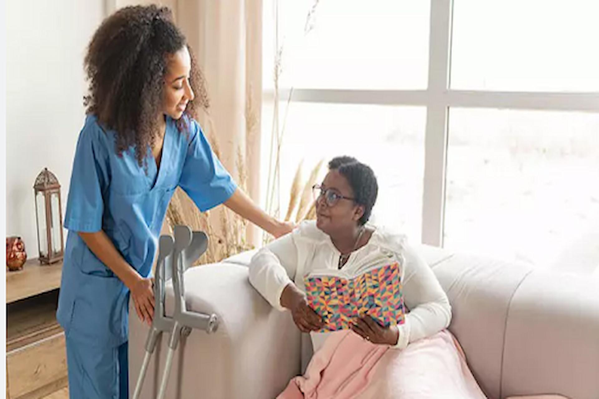 How do professional home nurses provide the right care?